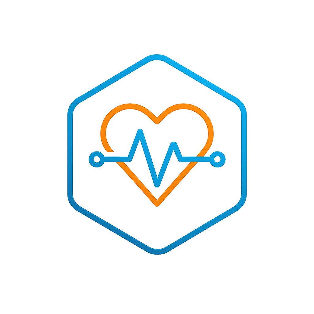 HealthTech IoT solutions for medical industry and healthcare icon